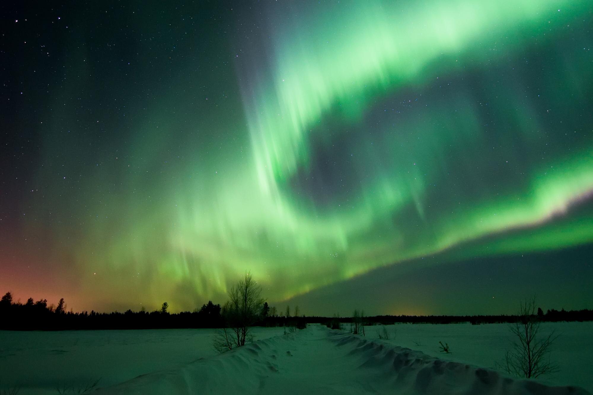 Niezwykłe zjawisko zorzy polarnej
